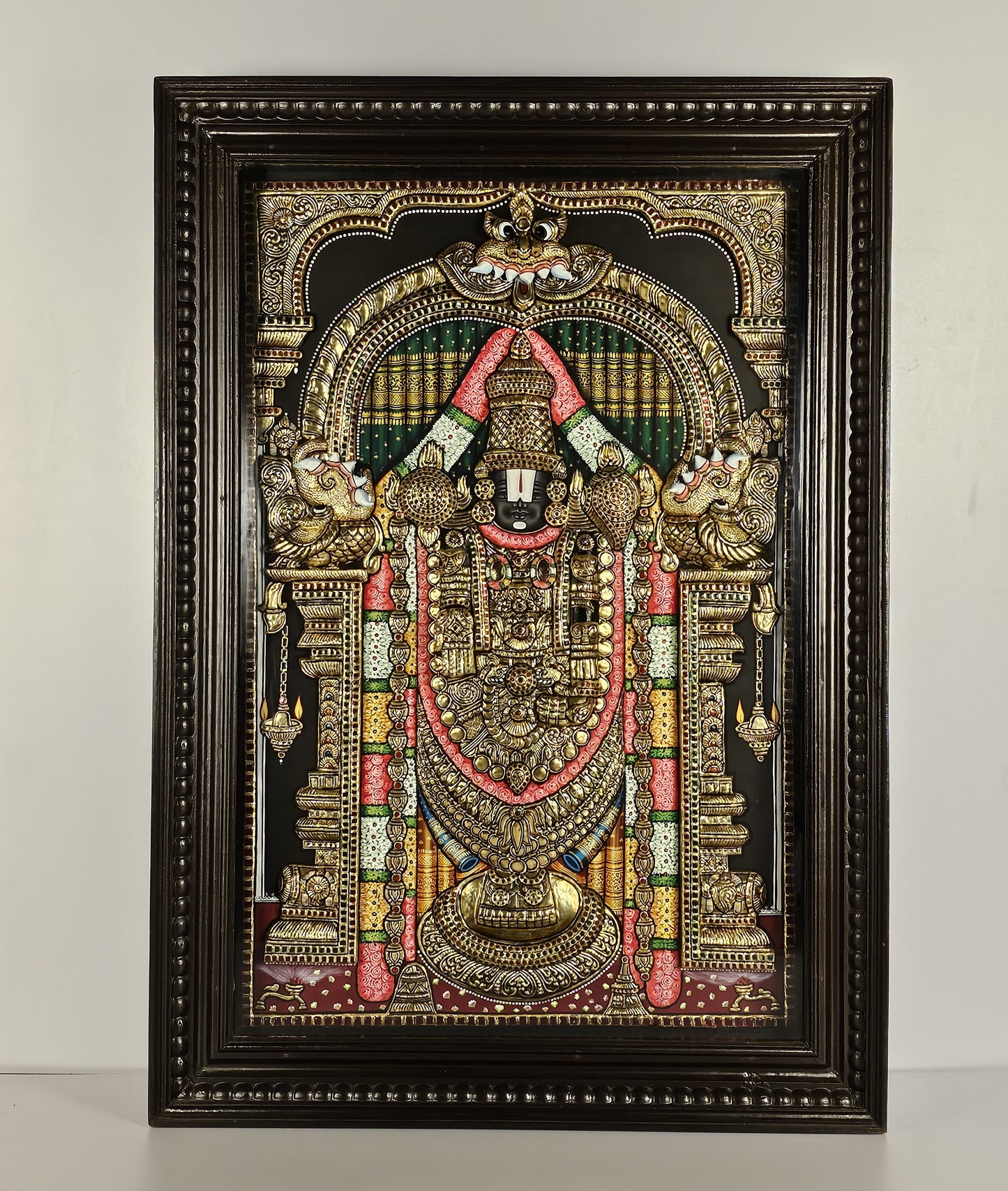41" Balaji Tanjore Painting with 22K Gold work