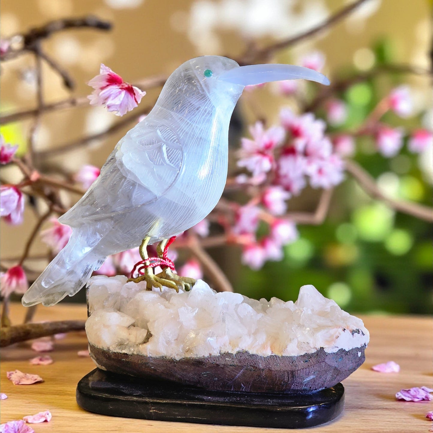 6" Bird in Fluride Stone Bird