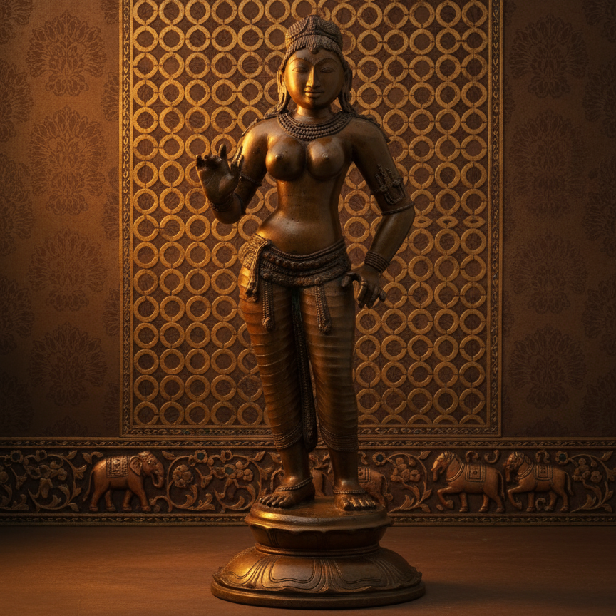 Parvathi Devi Bronze idol