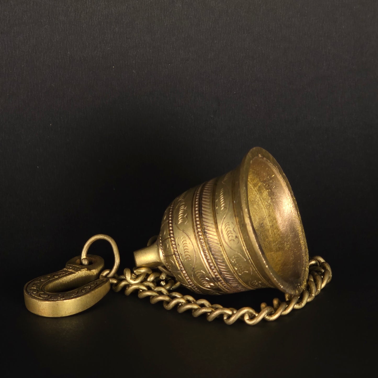 3" Temple Bell In Brass.
