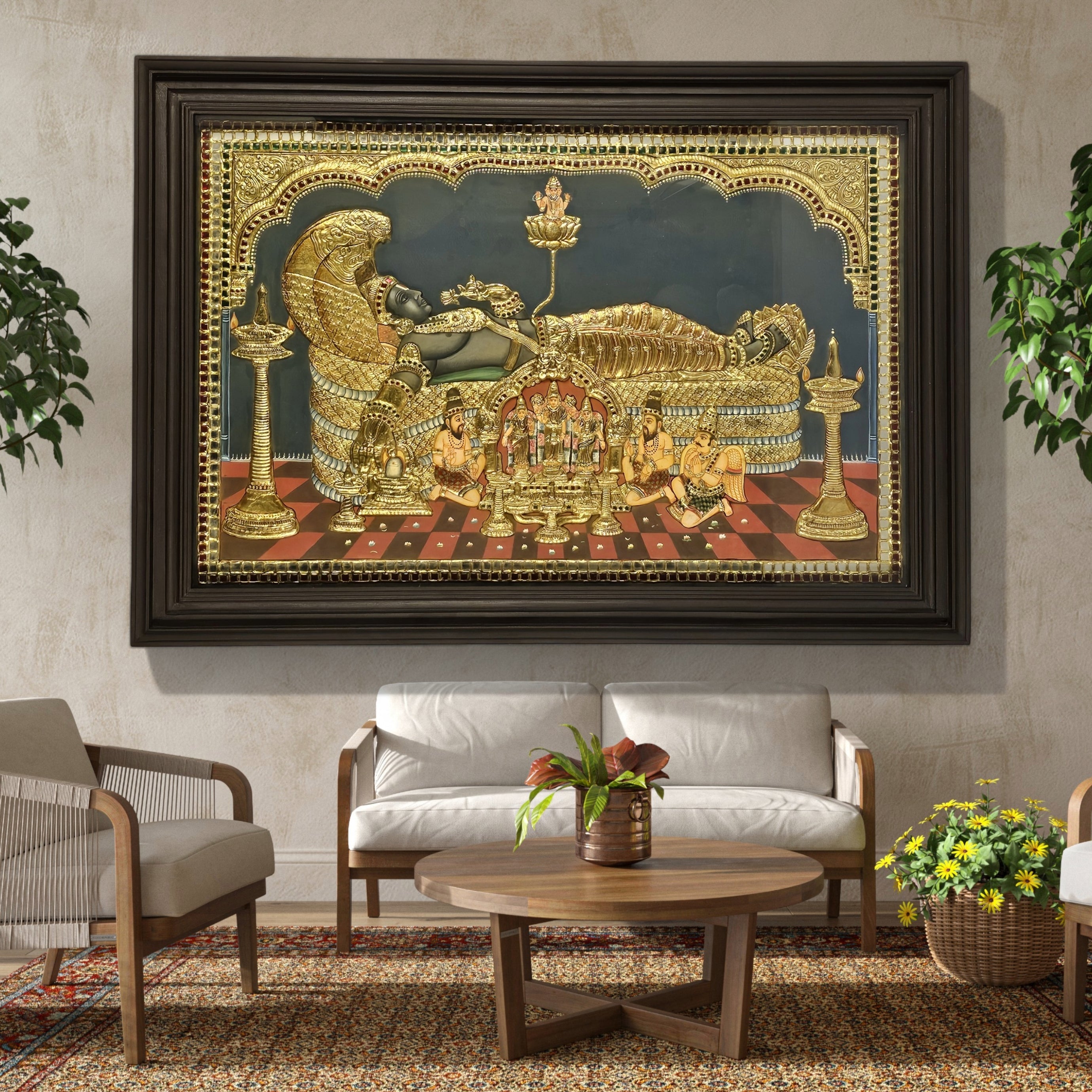 Alekhya inspired traditional artwork