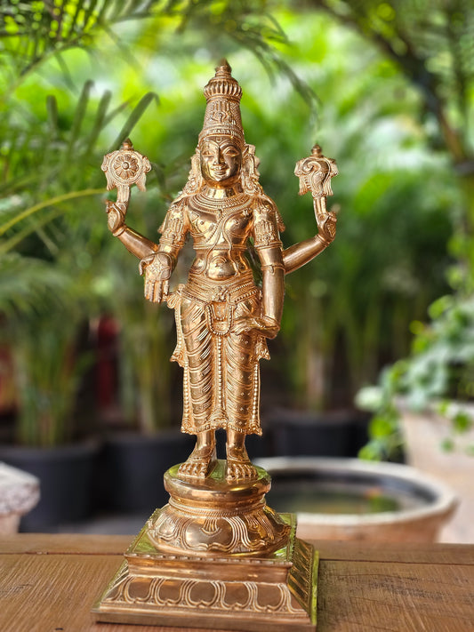 24"' Vishnu in Bronze