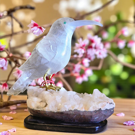 6" Bird in Fluride Stone Bird