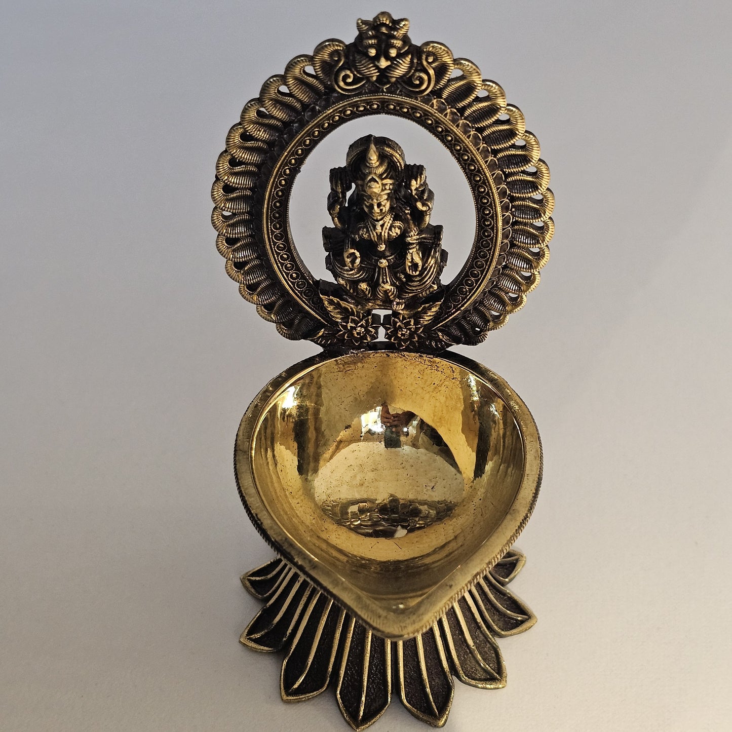 4.5"Lakshmi Arch Diya In Brass