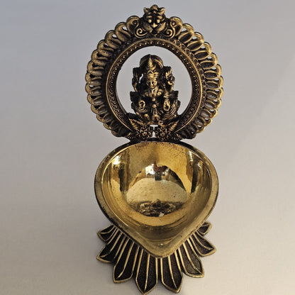 4.5"Lakshmi Arch Diya In Brass