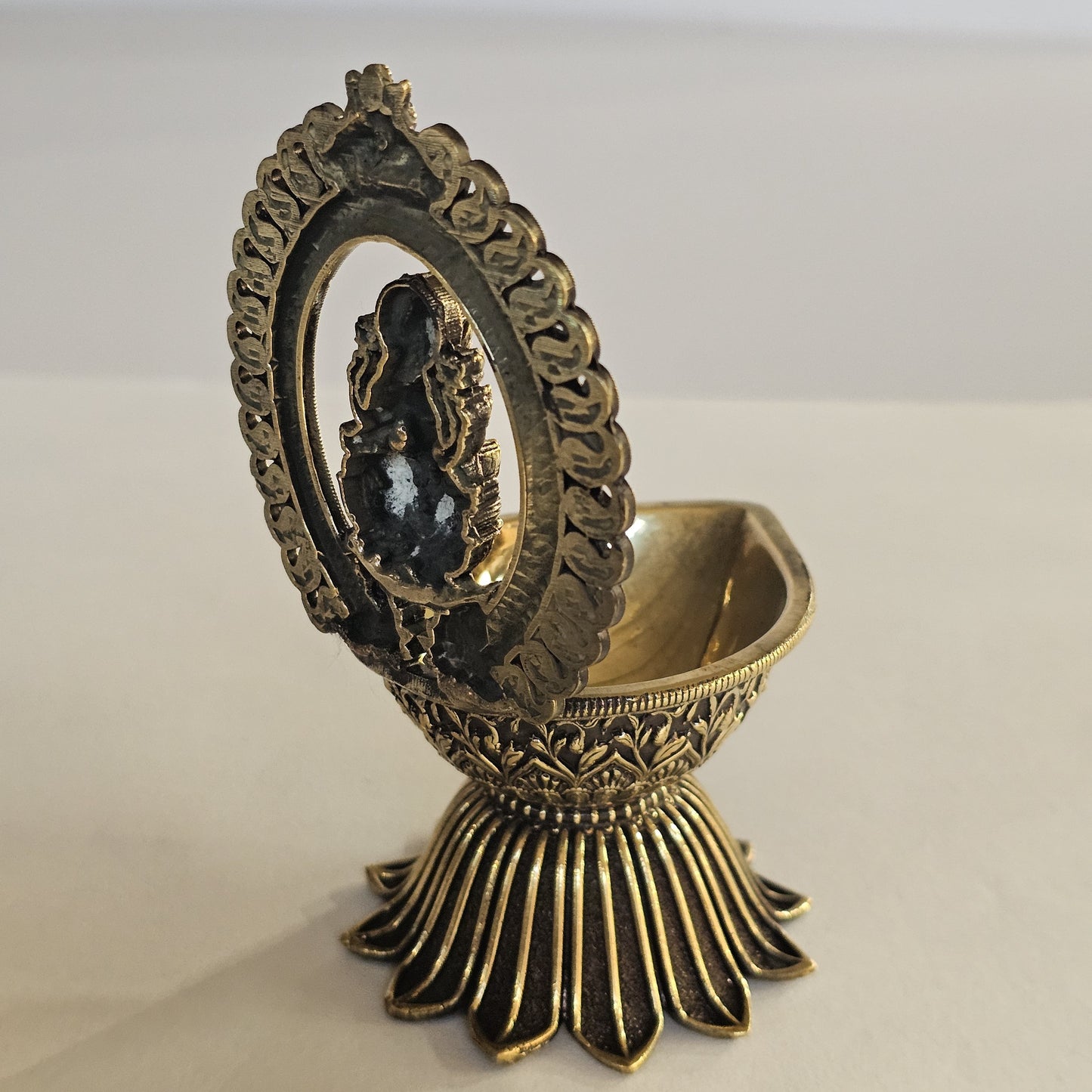 4.5"Lakshmi Arch Diya In Brass