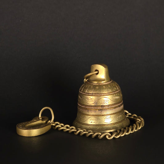 3" Temple Bell  In Brass.
