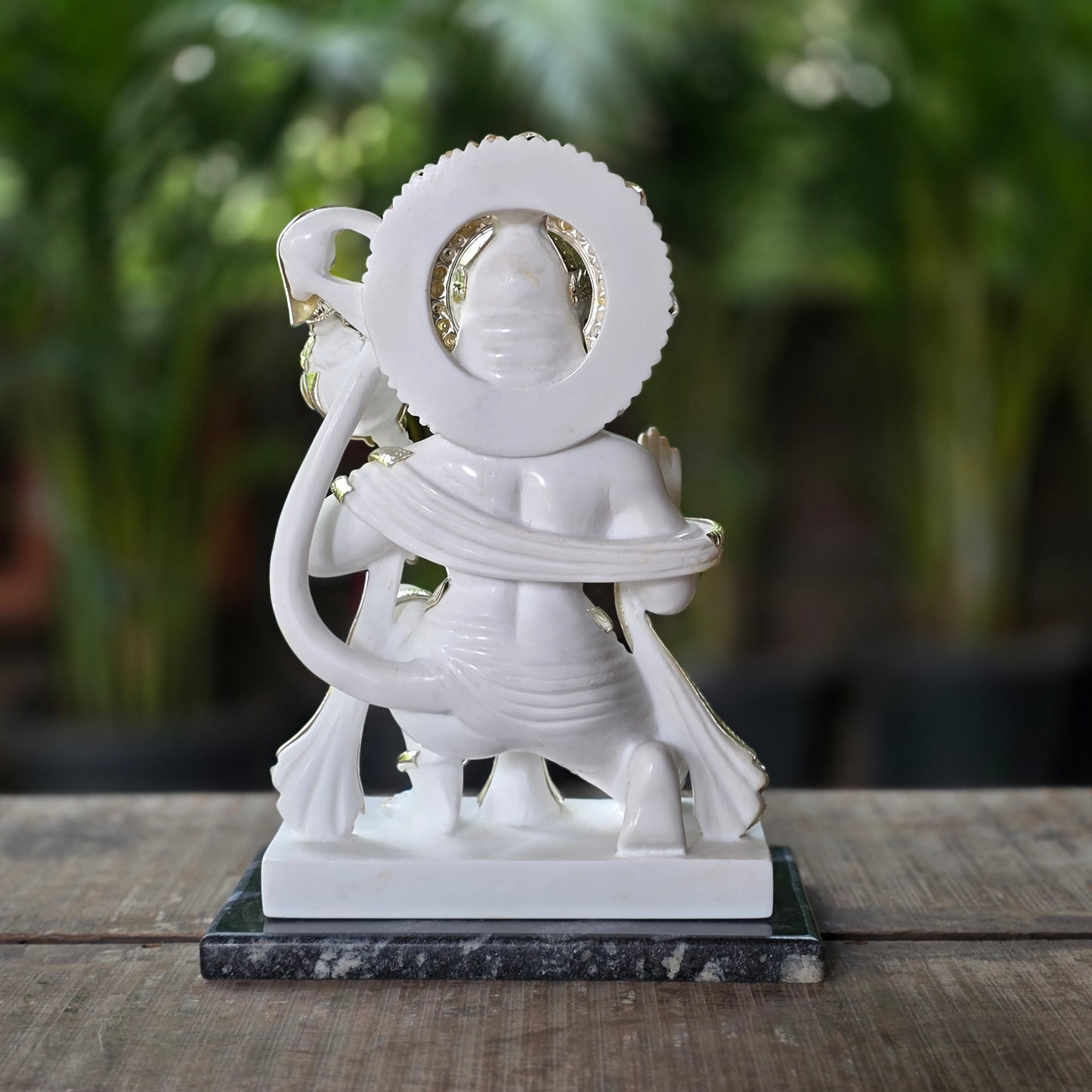 13' Abhaya Hasta Hanuman in Culture Marble