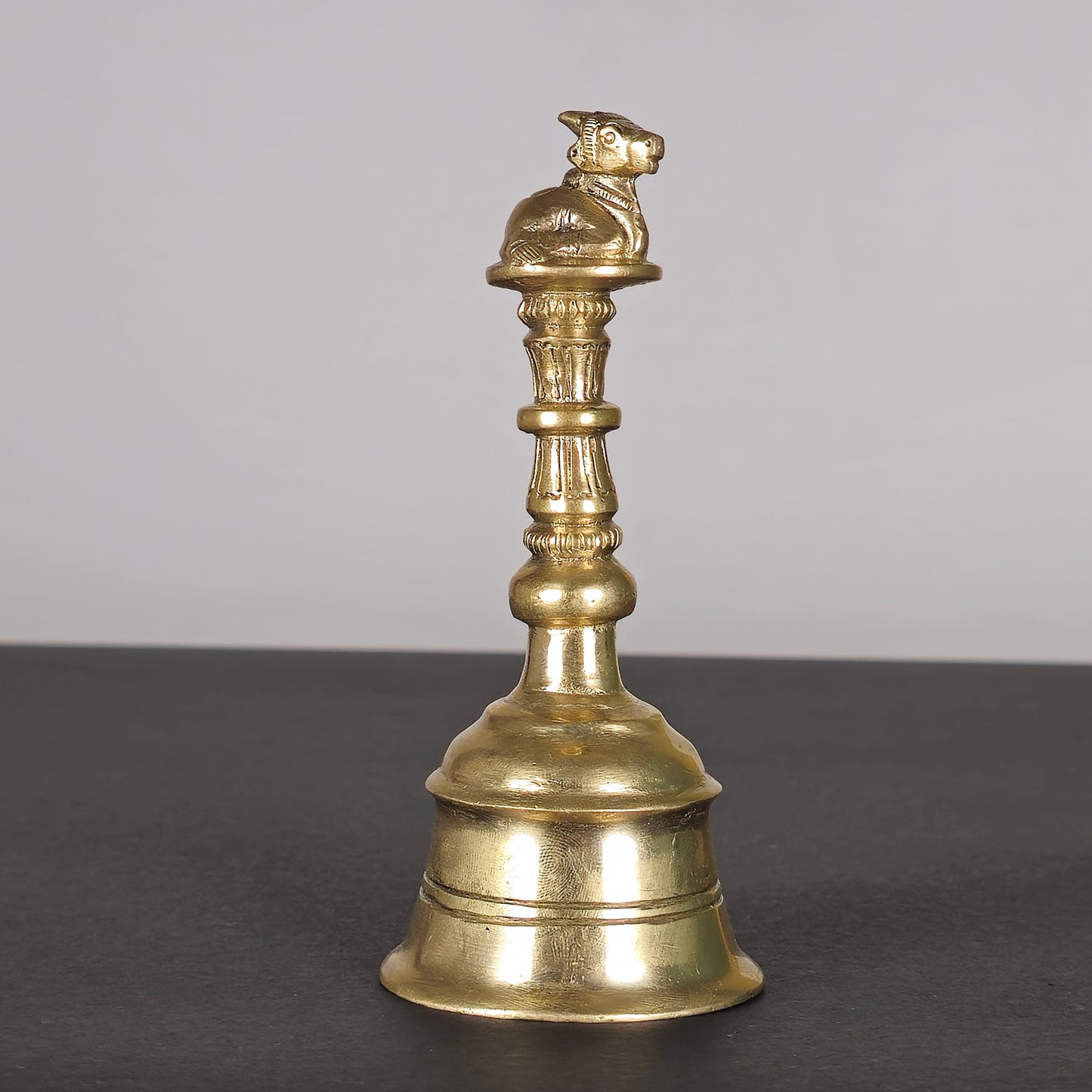 5" Nandi Hand Bell  In Brass.