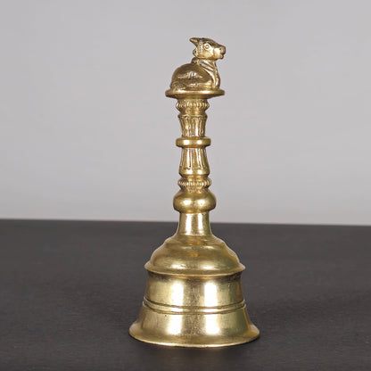 5" Nandi Hand Bell  In Brass.