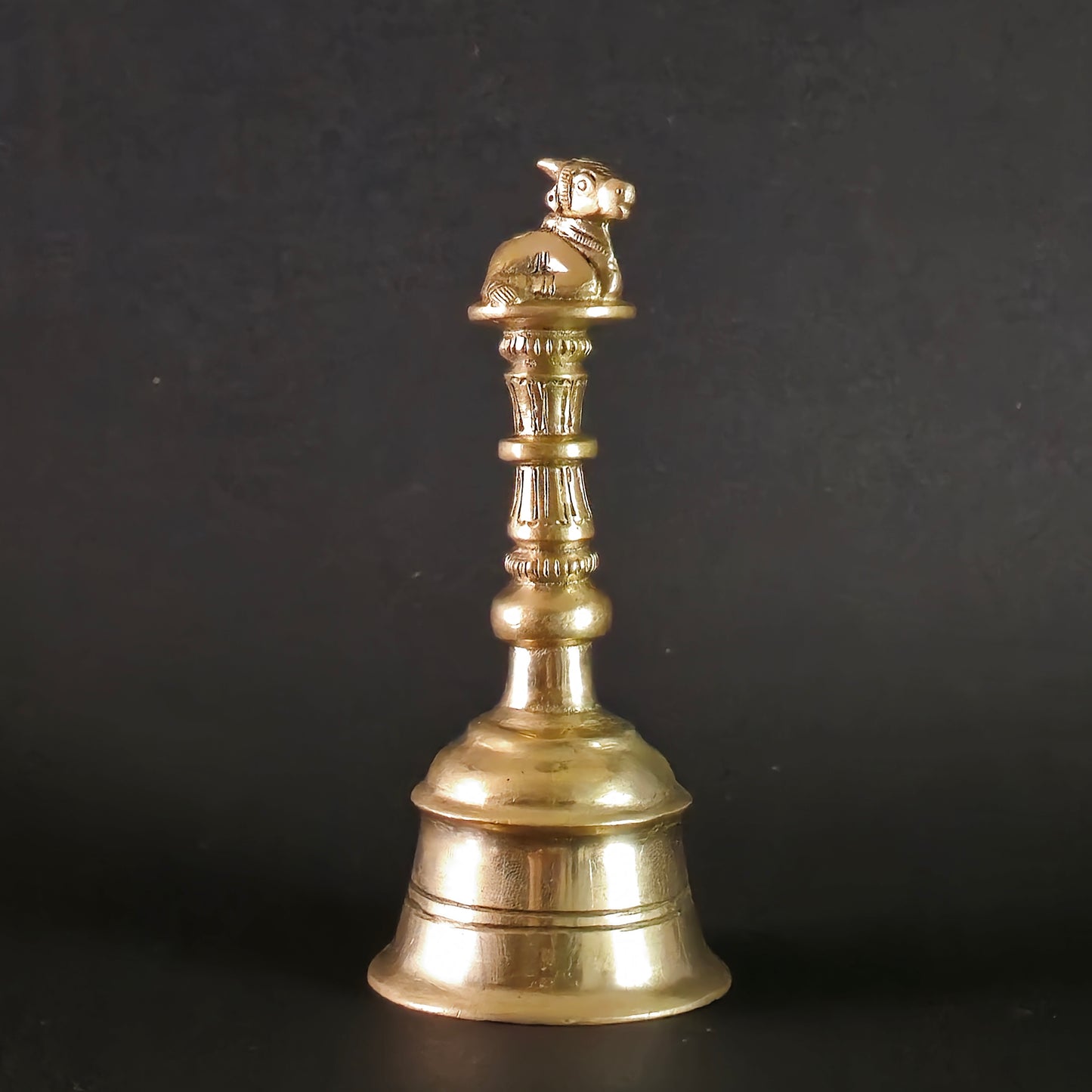 5" Nandi Hand Bell  In Brass.