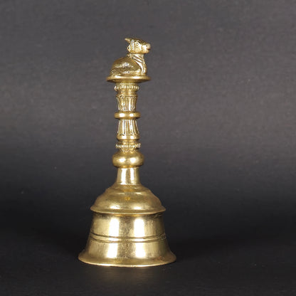 5" Nandi Hand Bell  In Brass.