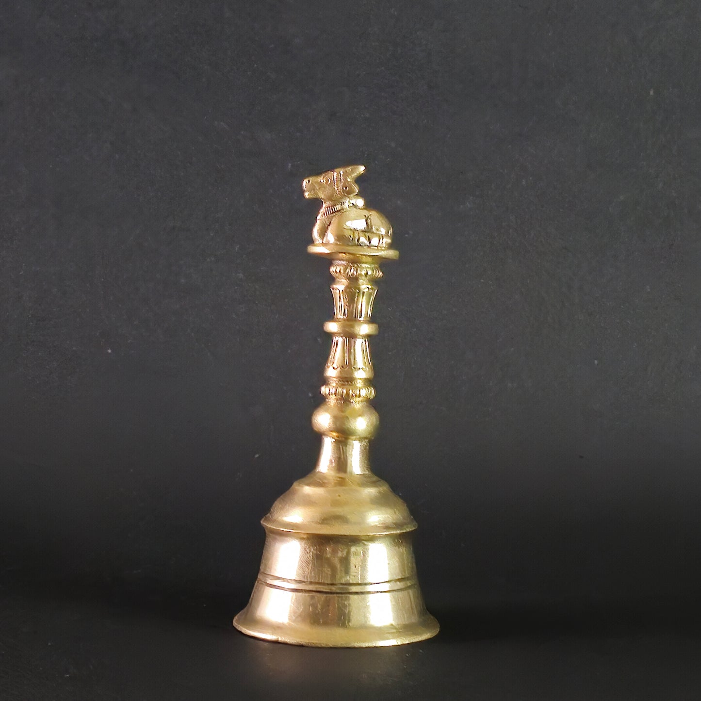 5" Nandi Hand Bell  In Brass.
