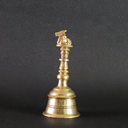 5" Nandi Hand Bell  In Brass.