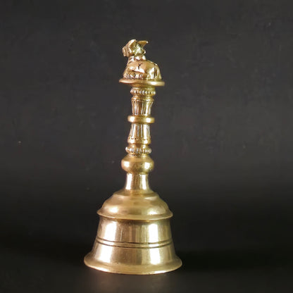 5" Nandi Hand Bell  In Brass.