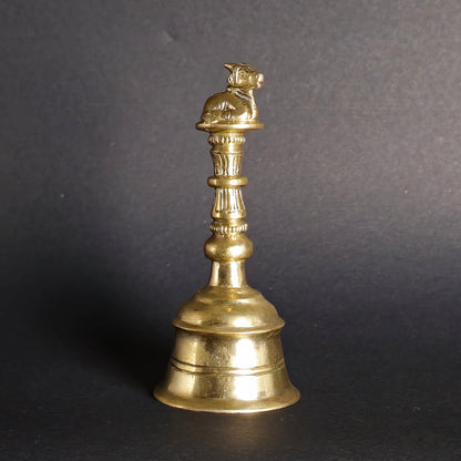 5" Nandi Hand Bell  In Brass.