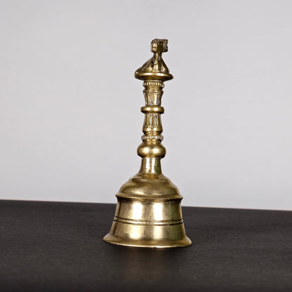 5" Nandi Hand Bell  In Brass.