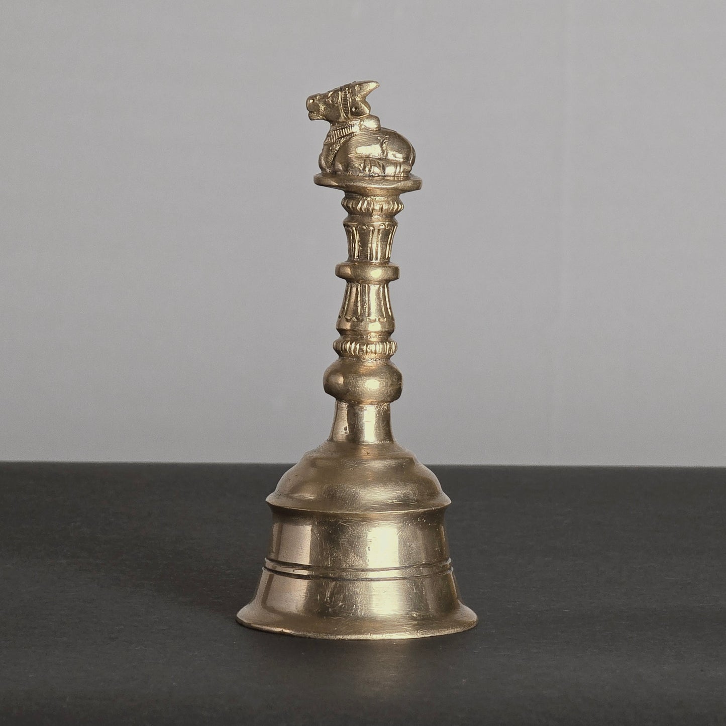 5" Nandi Hand Bell  In Brass.