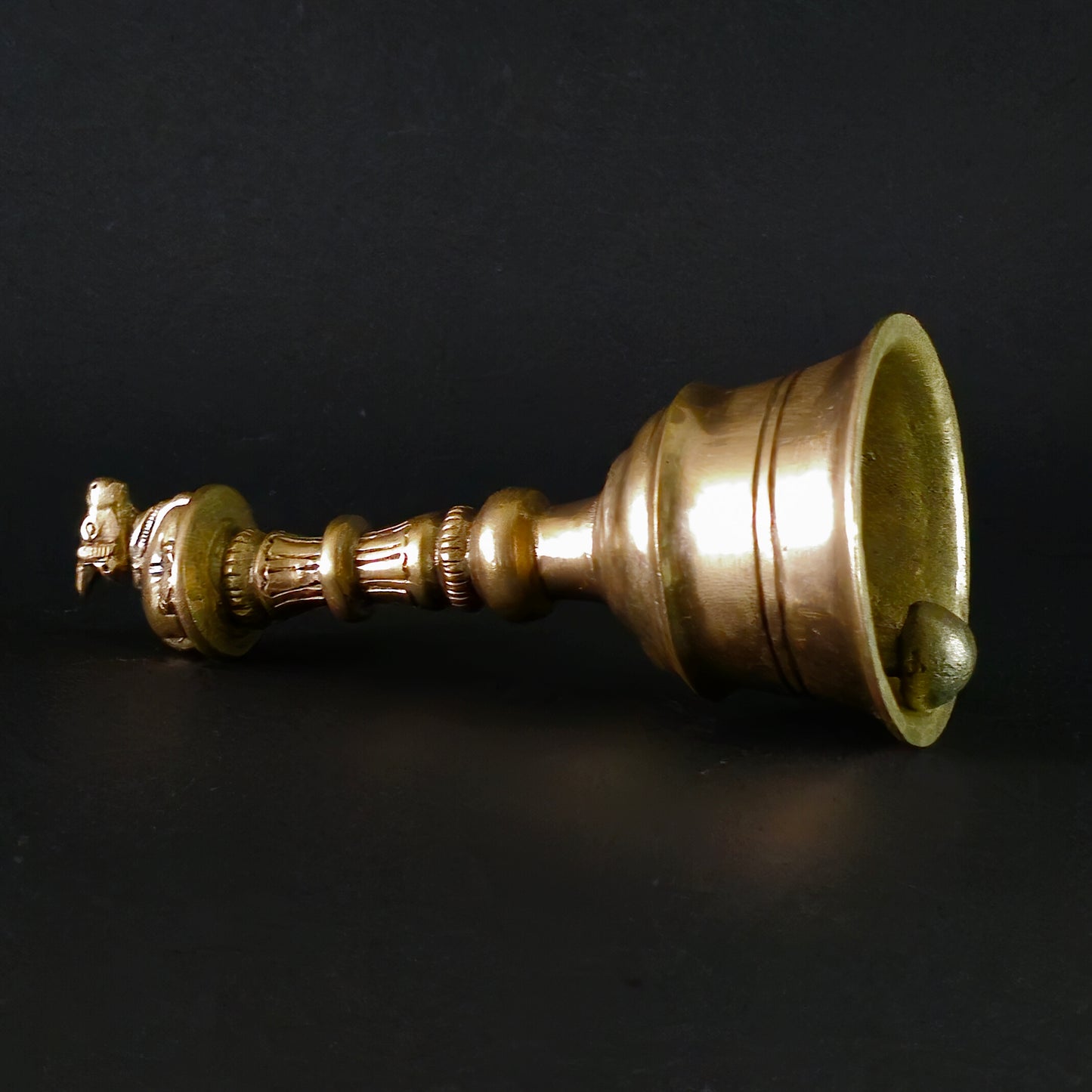 5" Nandi Hand Bell  In Brass.