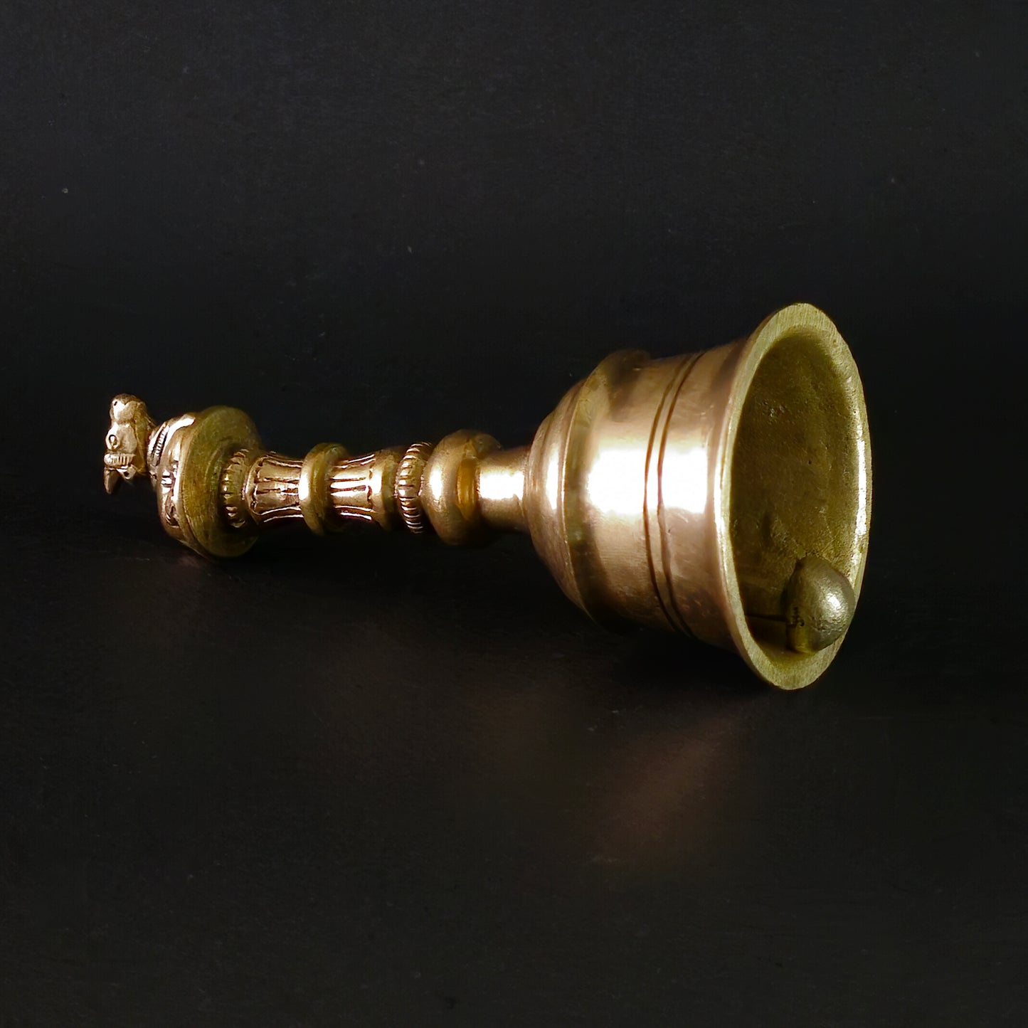 5" Nandi Hand Bell  In Brass.