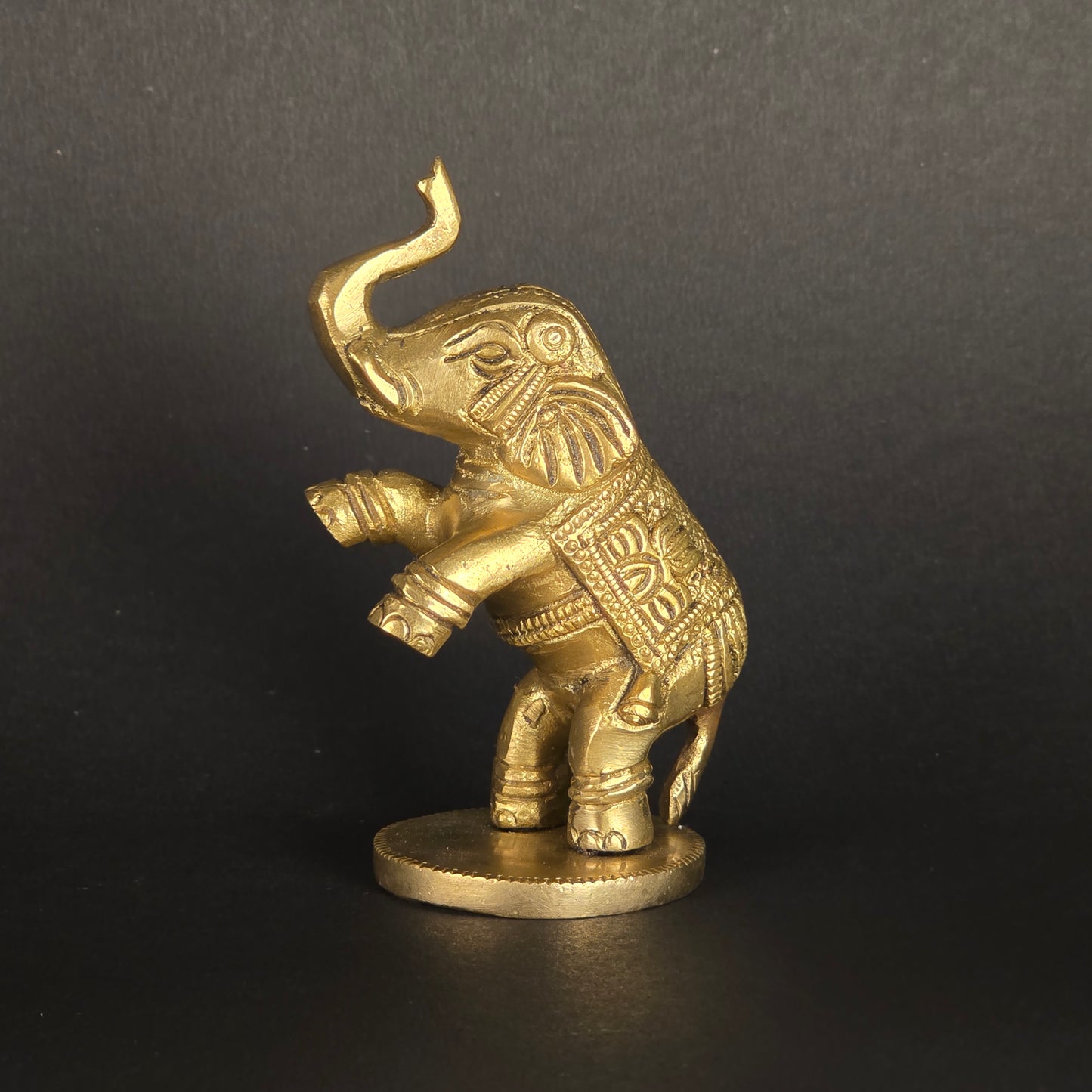 4" Elephant  In Brass.