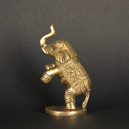 4" Elephant  In Brass.