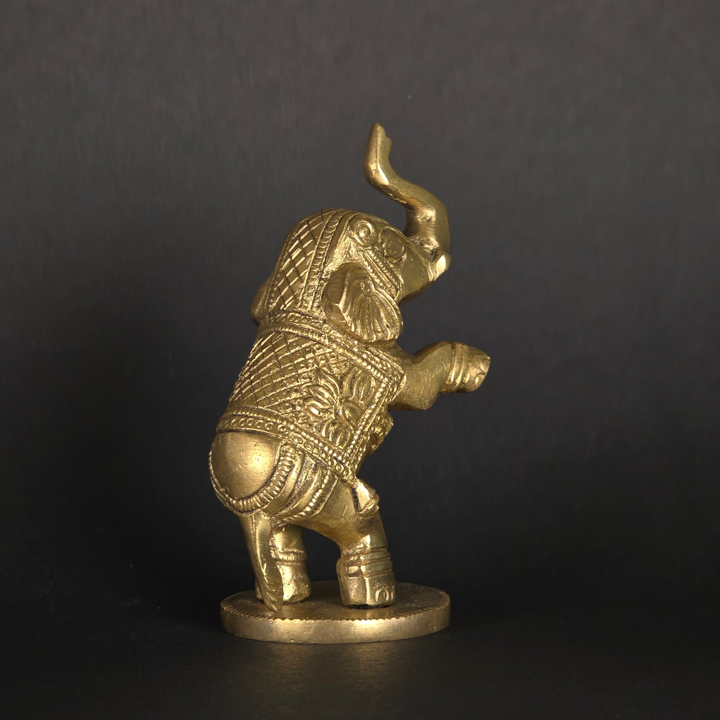 4" Elephant  In Brass.